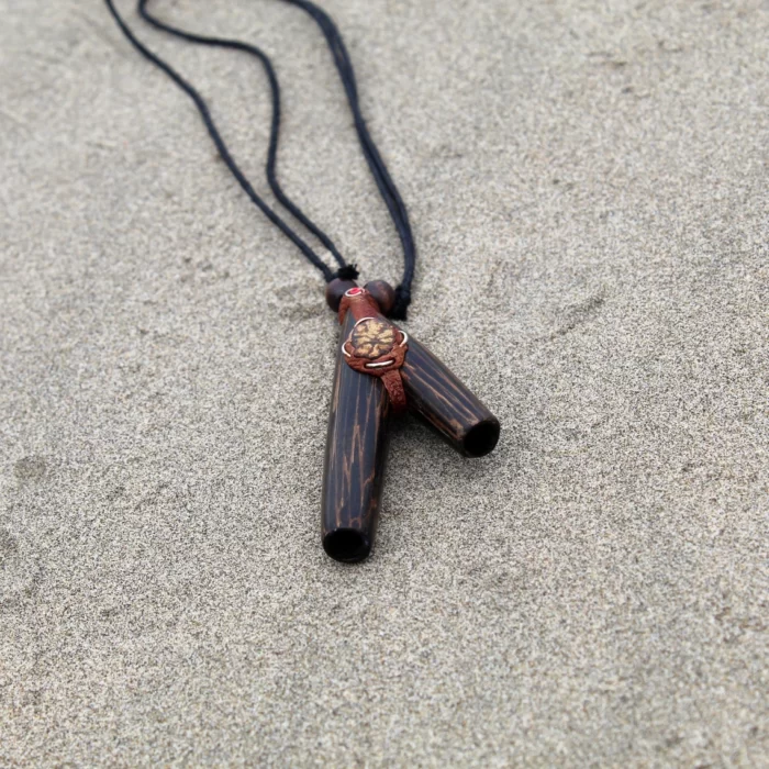 Necklace Kuripe ~ Kuripi | Made of Chonta Wood