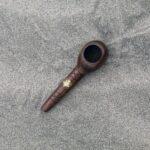 Ceremonial Pipe Made of Madera Negra | Hand Carved | With a piece of Amazon Wood | 12 cm.