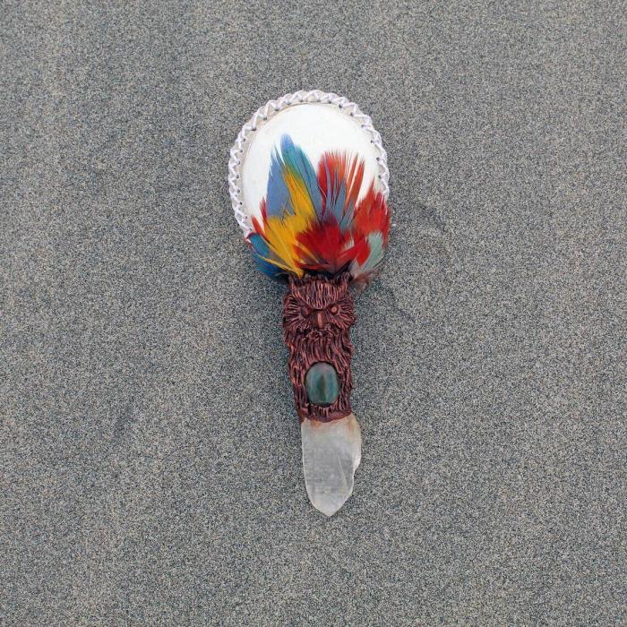 Ceremonial Rattle Owl Pattern