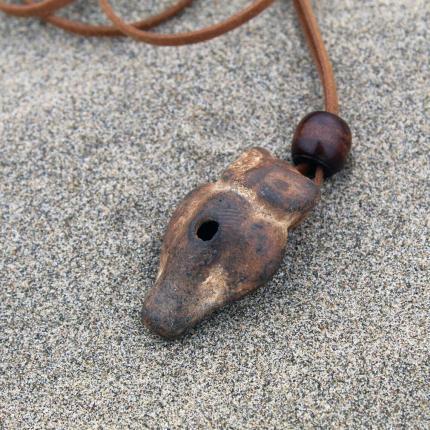 Clay Whistle Necklace