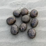 Shipibo egg shaped rattle