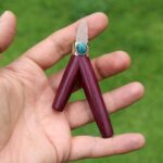 Kuripe Self Applicator Made of Rose Wood