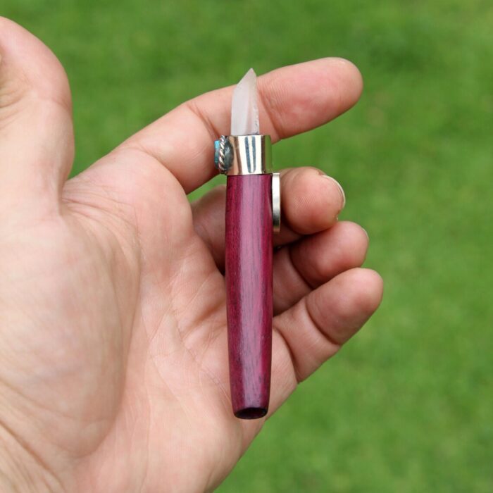 Kuripe Self Applicator Made of Rose Wood