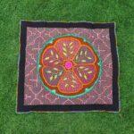 Shipibo Altar Cloth made by Shipibo Female Shaman | 71 cm x 65cm | Shipibo Embroidery