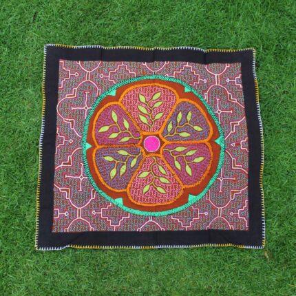 Shipibo Altar Cloth made by Shipibo Female Shaman | 71 cm x 65cm | Shipibo Embroidery