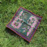 Shipibo Altar Cloth made by Shipibo Female Shaman | 41 cm x 41 cm | Shipibo Embroidery