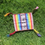 Unkuña Rainbow Despacho Cloth (Chakras) | Perfect for Your Mesa | Handmade Traditional Woven on Q'ero Looms for Plant Medicine Ceremony