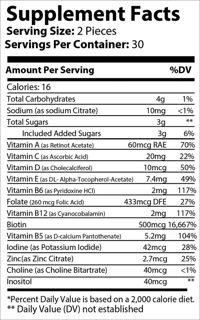 Hair Vitamin Gummies