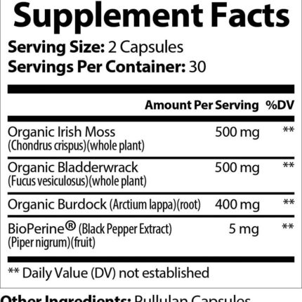 Irish Sea Moss Capsules