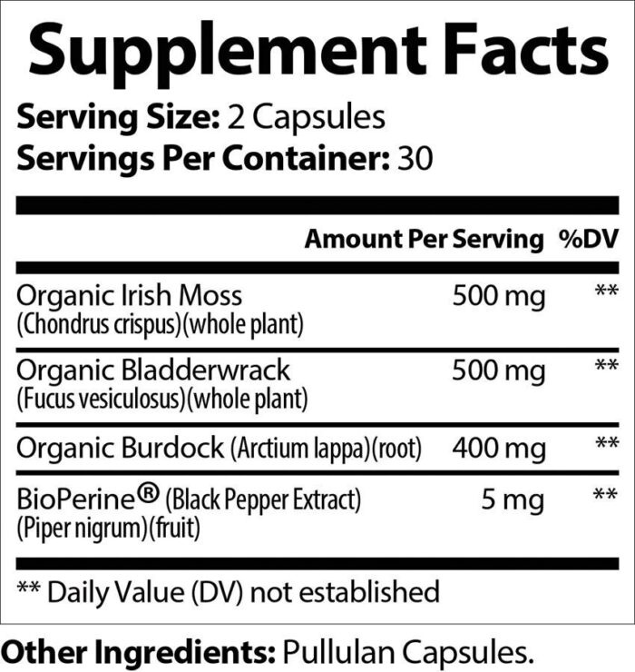 Irish Sea Moss Capsules