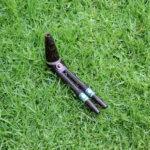 Double Nose Tepi made of Chonta Wood | Decorated with Tiger's Eye and Peruvian Turquoise