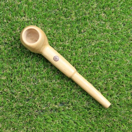 Handmade Tobacco Pipe | Made of Mauna Wood | Decorated with Aya Vine