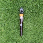 Jaguar Head Ceremonial Pipe | Peace Pipe | Made of Chonta Wood and Machu Picchu Stone | Decorated with Lapis Lazuli and Feather