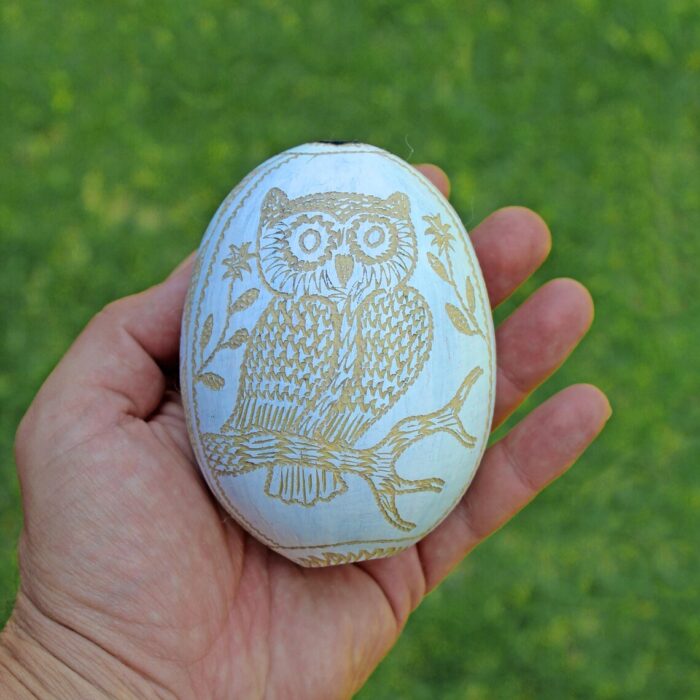 Medium Head Egg Shaped Ceremonial Shaman Rattle from Peru | Shipibo Shamanic Ceremonial | Head Diameter average 7 - 8 cm.