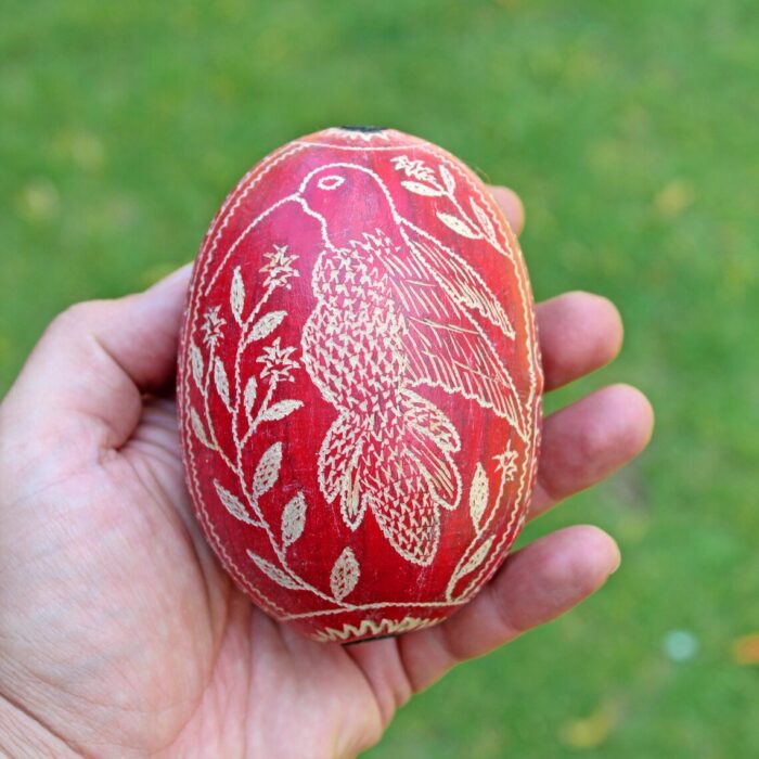 Medium Head Egg Shaped Ceremonial Shaman Rattle from Peru | Shipibo Shamanic Ceremonial | Head Diameter average 7 - 8 cm.