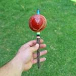 Medium Head Shaman Rattle Shipibo Shamanic Ceremonial Hand Made Maracas ( Shamanic Rattle ) From Peru Head Diameter average 7 - 8 cm.