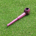 Handmade Tobacco Pipe | Made of Rose Wood - Palo Violeta | Decorated with Aya Vine