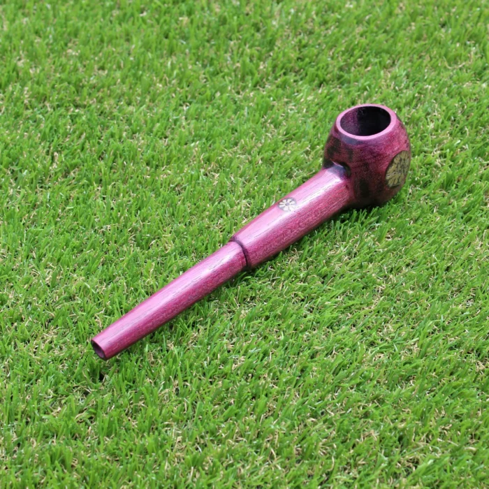 Handmade Tobacco Pipe | Made of Rose Wood - Palo Violeta | Decorated with Aya Vine