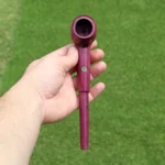Handmade Tobacco Pipe | Made of Rose Wood - Palo Violeta | Decorated with Aya Vine