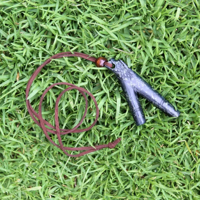 Snake Head Stone Kuripe Self Applicator | Made of Machu Picchu Stone | Washable