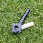 Chakana Stone Kuripe Self Applicator | Made of Machu Picchu Stone and Llama Bone