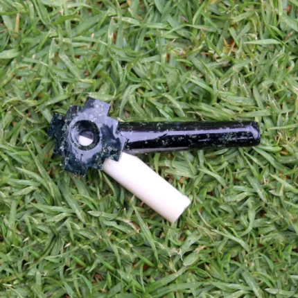 Chakana Stone Kuripe Self Applicator | Made of Machu Picchu Stone and Llama Bone