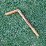 Thin Tepi Applicator made of Palo Santo | Decorated with Peruvian Turquoise and Aya Vine