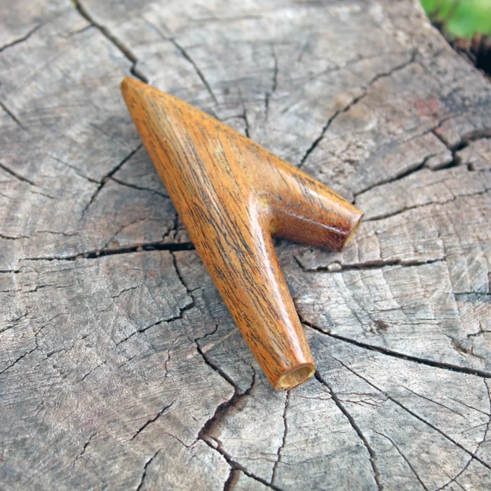 Single Block Kuripe Self Applicator| Made of Algarrobo | From Amazon Rainforest Pucallpa Peru | Ready to DIY