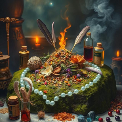 Herbal Spell Mixes and Ritual Smoke Blends