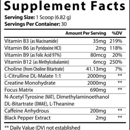 Pre-Workout (Fruit Punch)