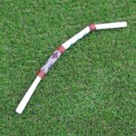 Bone Tepi Applicator | Decorated with Peruvian Turquoise and Shipibo Fabric