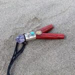 The Ceremonial Sacred Medicine Tools Shop 41 Palo Sangre Amethyst necklace kuripe