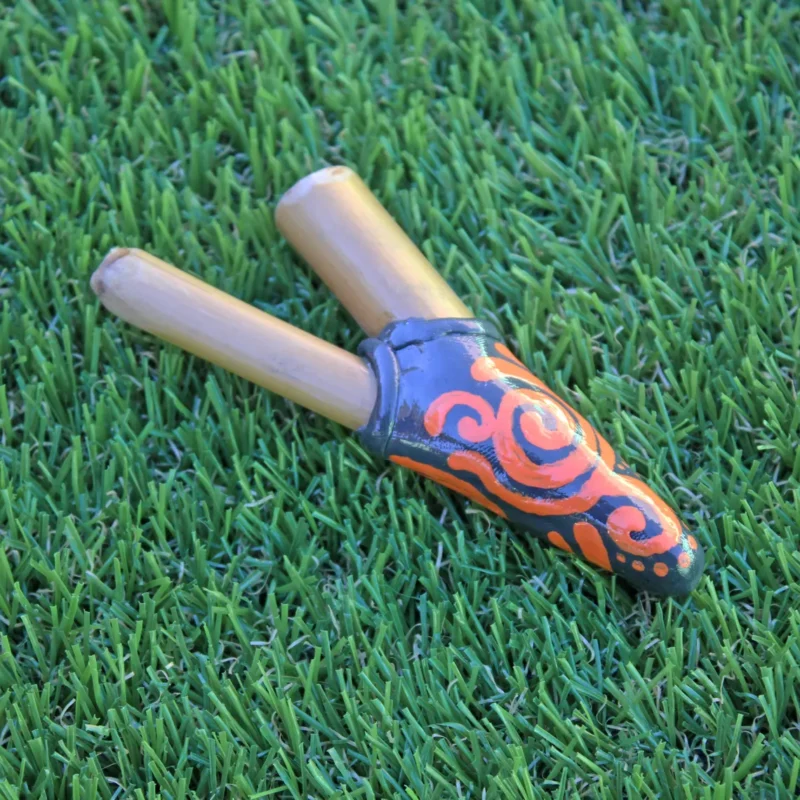Bamboo Kuripe Self Applicator | Hand Painted | From Amazon Rainforest