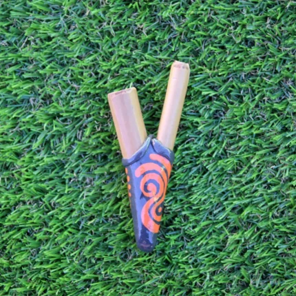 Bamboo Kuripe Self Applicator | Hand Painted | From Amazon Rainforest