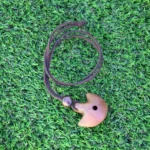 Handcrafted Clay Axe Whistle Necklace: For Shamanic Ceremony and Calling the Ancestors Spirits