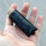 For Solar Plexus Hapeh Bottle | Made of Machu Picchu Stone | Decorated with Triple (Qintu) Coca Leaf Pattern