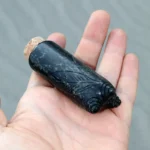 For Solar Plexus Hapeh Bottle | Made of Machu Picchu Stone | Decorated with Triple (Qintu) Coca Leaf Pattern