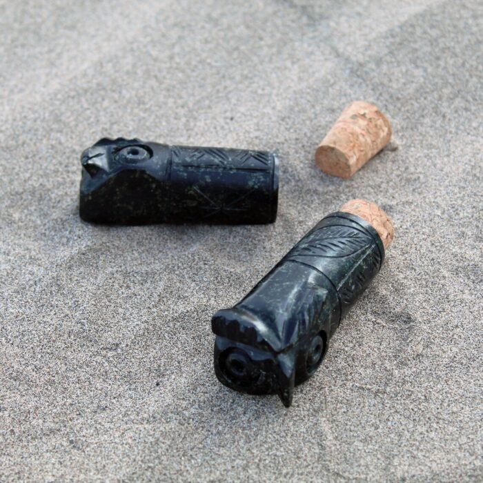 Owl Head Hapeh Bottle | Made of Machu Picchu Stone | Washable