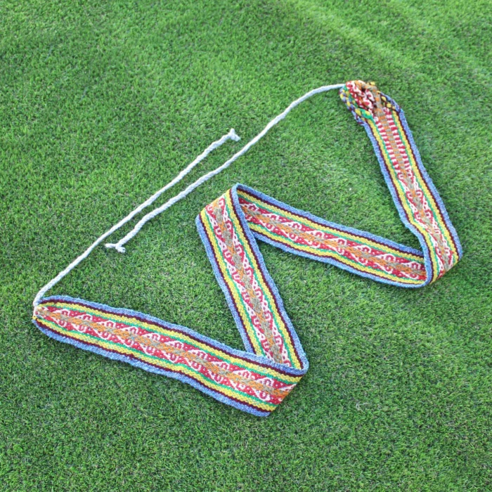 Handwoven Q’ero Chumpi Belt: Andean Energy Belt, Shamanic Tool 174 x 8.5 cm