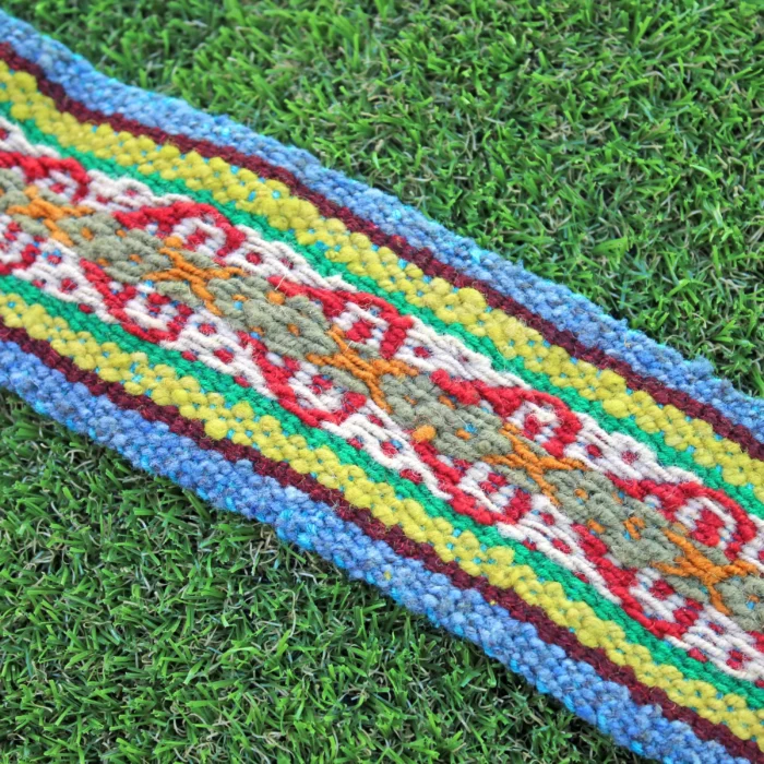 Handwoven Q’ero Chumpi Belt: Andean Energy Belt, Shamanic Tool 174 x 8.5 cm
