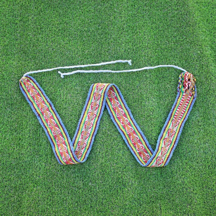 Handwoven Q’ero Chumpi Belt: Andean Energy Belt, Shamanic Tool 174 x 8.5 cm