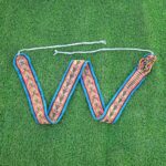 Handwoven Q’ero Chumpi Belt: Vintage Andean Energy Belt 155 cm x 8 cm