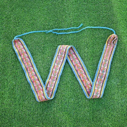 Handwoven Q’ero Chumpi Belt: Vintage Andean Energy Belt, 180 cm x 7.5 cm