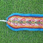 Handwoven Q’ero Chumpi Belt: Vintage Andean Energy Belt 155 cm x 8 cm