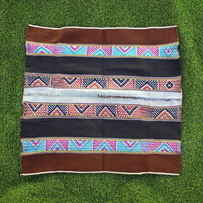 Q'ero Mestana Altar / Ritual Cloth ( Missa Andina ) | Traditional Woven on Q'ero Looms for Plant Medicine Ceremony Handmade 64 cm x 60 cm