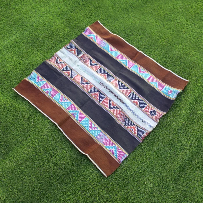 Q'ero Mestana Altar / Ritual Cloth ( Missa Andina ) | Traditional Woven on Q'ero Looms for Plant Medicine Ceremony Handmade 64 cm x 60 cm