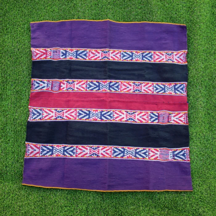 Handmade Q'ero Woven Altar Cloth: Andean Missa, Plant Medicine Ceremony 75 cm x 68 cm