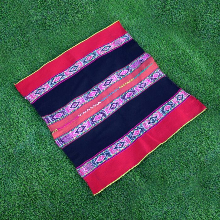 Q'ero Mestana Altar / Ritual Cloth ( Missa Andina ) | Traditional Woven on Q'ero Looms for Plant Medicine Ceremony Handmade 64 cm x 60 cm