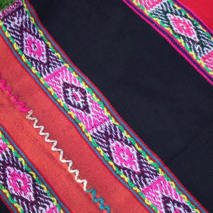 Q'ero Mestana Altar / Ritual Cloth ( Missa Andina ) | Traditional Woven on Q'ero Looms for Plant Medicine Ceremony Handmade 64 cm x 60 cm