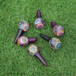 Shamanic Rattle from Peru | Made of Gourd | Decorated Andean Figure